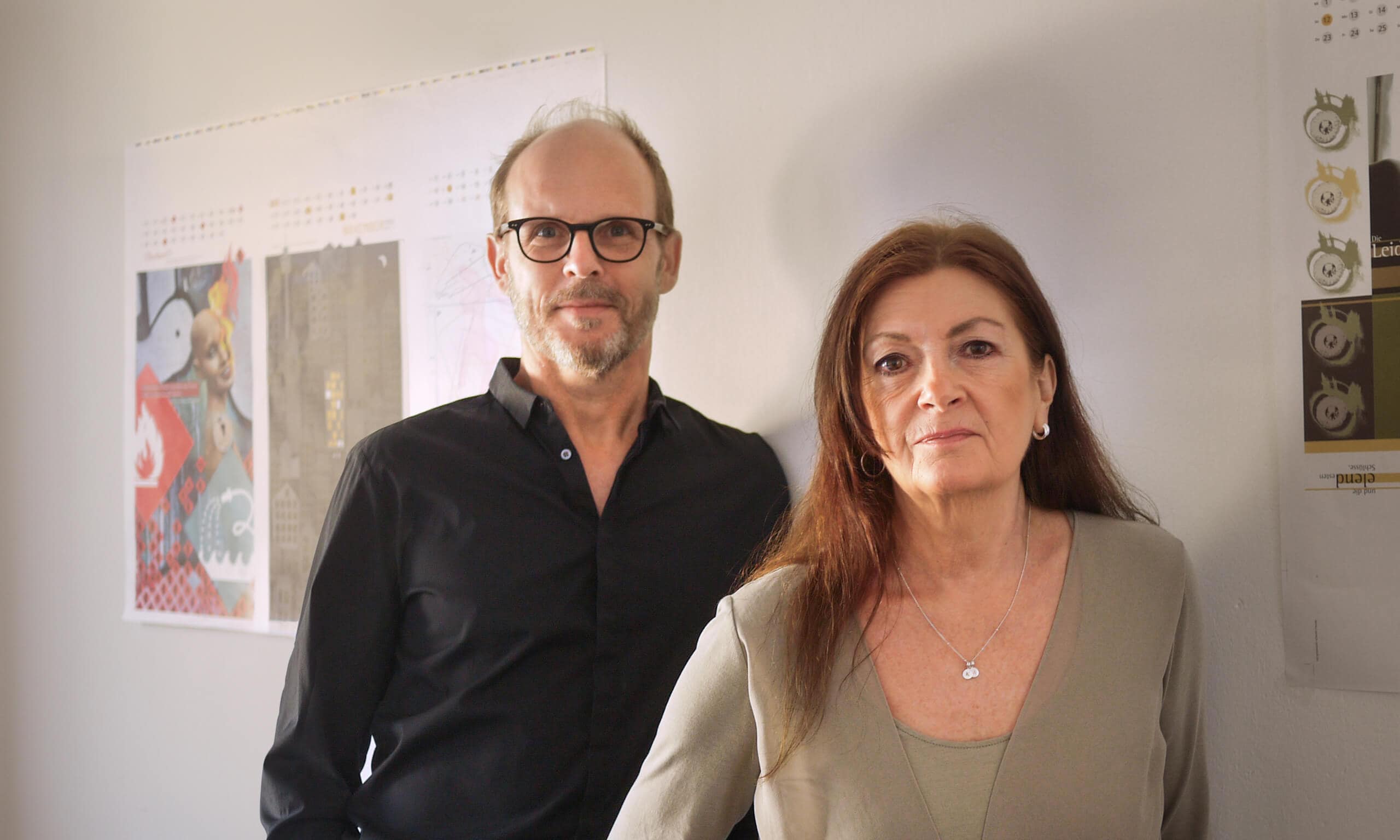 Jochen Griesbaum und Monika Hilt die Inhaber der Werbeagentur